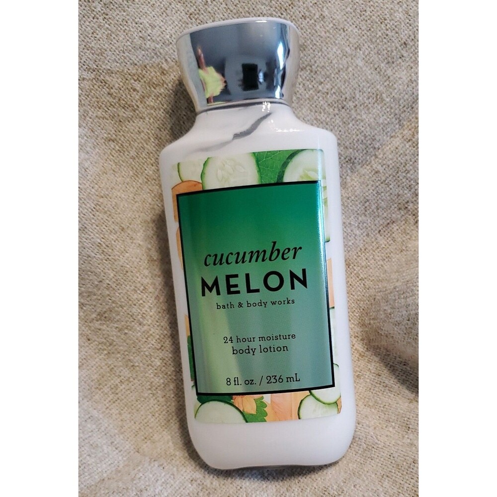 NEW Bath and Body Works CUCUMBER MELON 24 hour Moisturize Body Lotion 8 oz